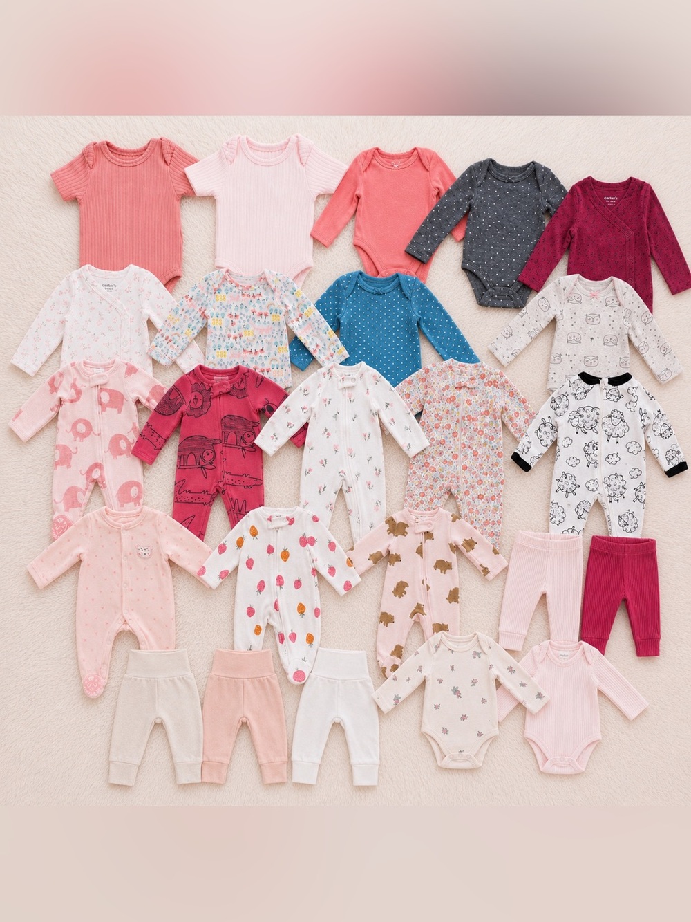 Preemie Baby Girl Clothing Bundle